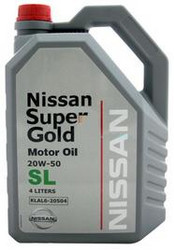     Subaru  Suzuki   Nissan Super Gold 20W50 SL  |  KLAL620504